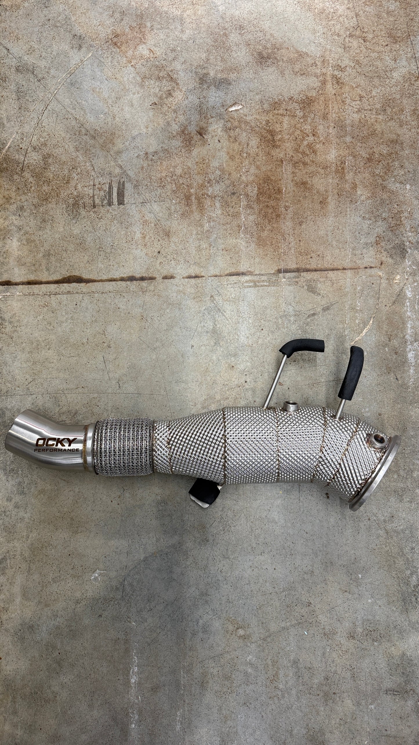 Ocky performance gen 3 catted downpipe W/ Heat shield
