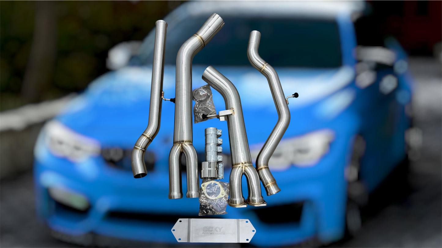 Ocky performance High Flow Single Mid-pipe Upgrade for 2015 – 2019 BMW M3 & M4 F80/F82 S55c