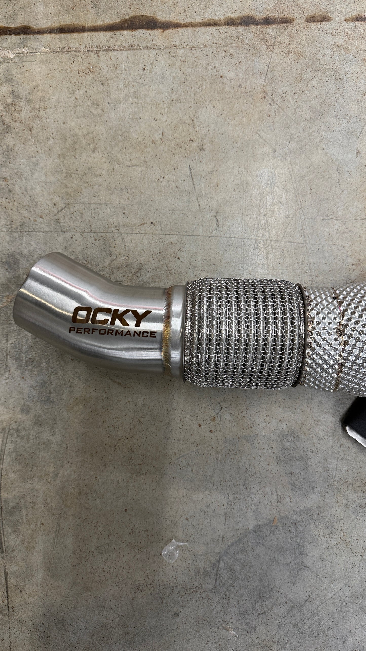 Ocky performance gen 3 catted downpipe W/ Heat shield