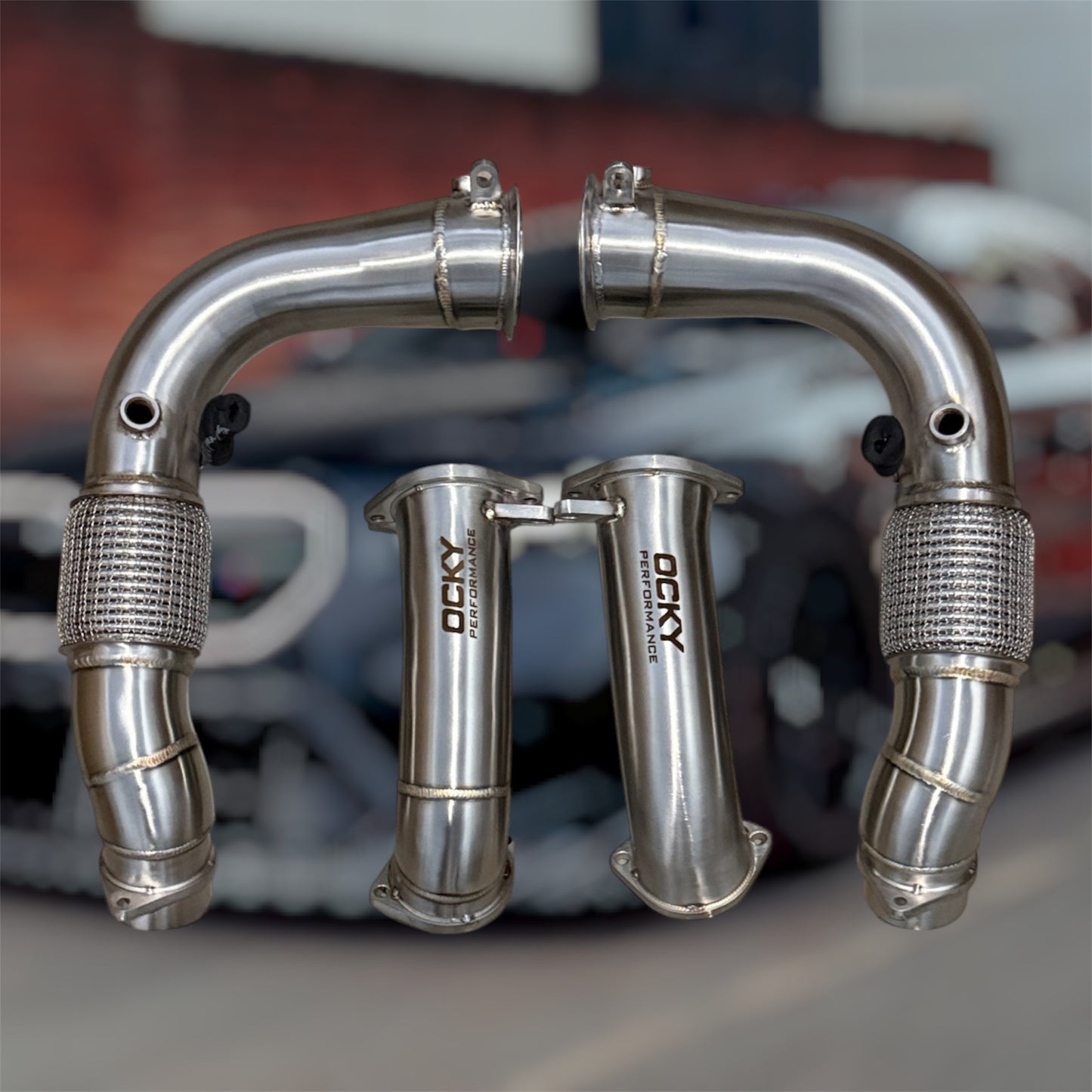Ocky performance S68 RACING DOWNPIPES FOR BMW G90 M5 & G99 M5